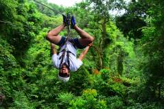 Taking the zipline adventure to the next level in Jaco.