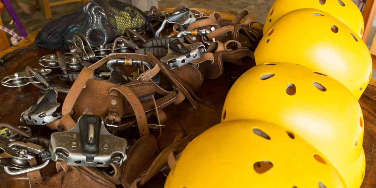 Jaco canopy tour equipment